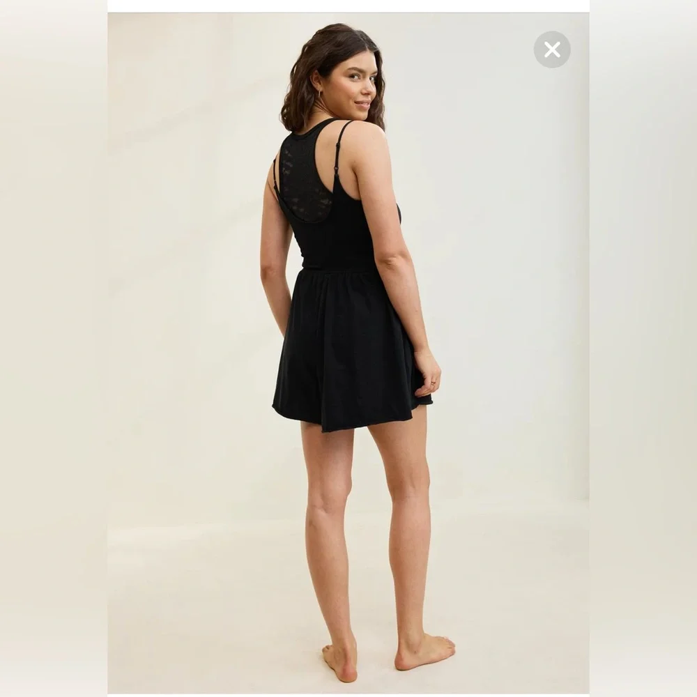 Aerie At The Barre Romper Black - Picture 4 of 8
